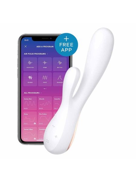 Wibrator sterowany aplikacją Satisfyer Mono Flex 20cm - 2